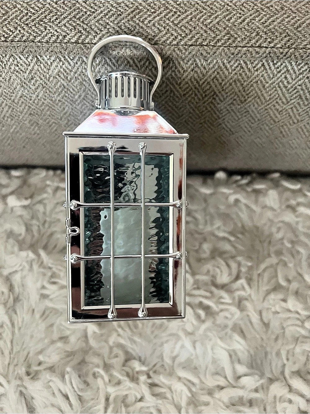 Bath & Body Works Modern Silver Lantern Wallflowers Fragrance Plug Silver &